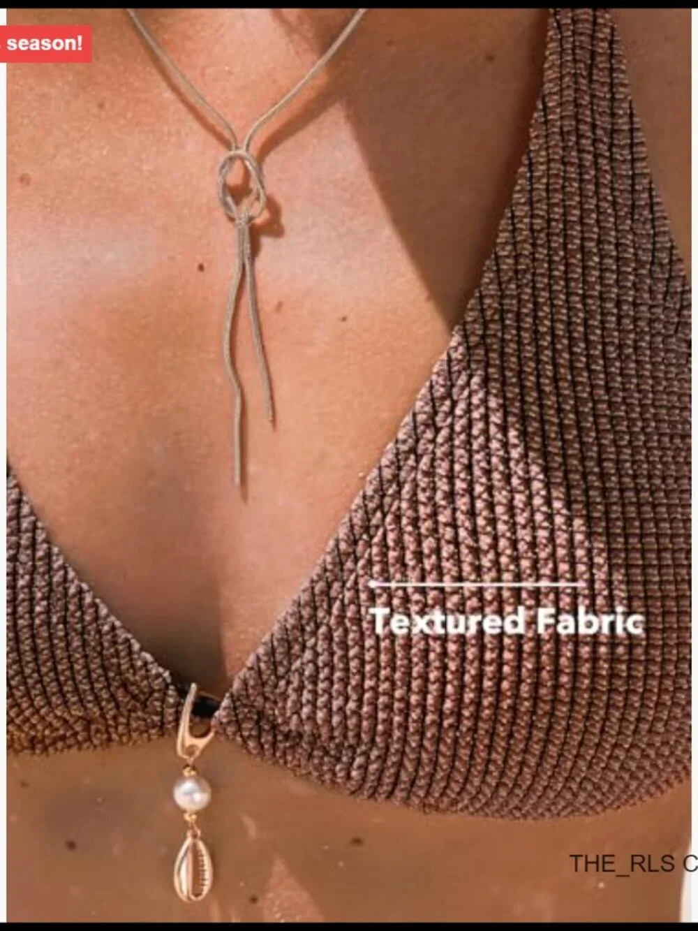 N/A textured halter